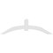 Ekena Millwork Archdale Architectural Grade PVC Gable Bracket, 84"W x 24 1/2"H x 4"D x 6"F, 7/12 Pitch GBP084X25X0406ARC00 - alternate 3